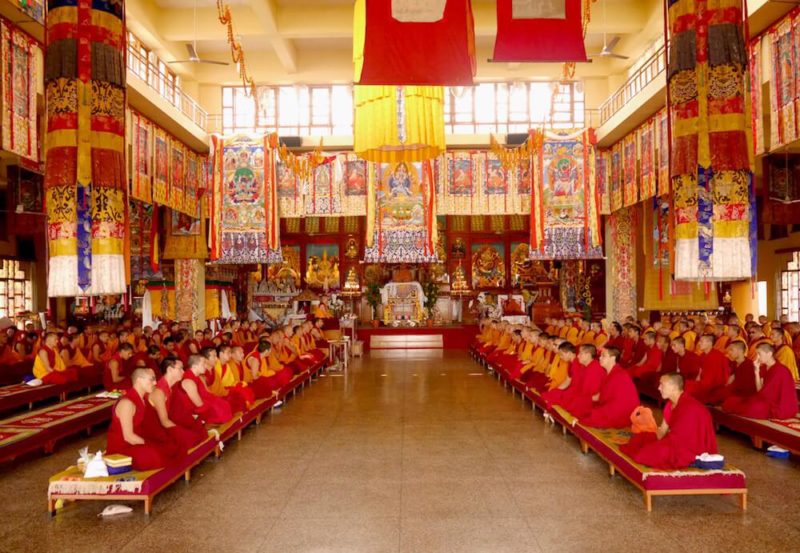 Interior of the Dalai Lama Temple